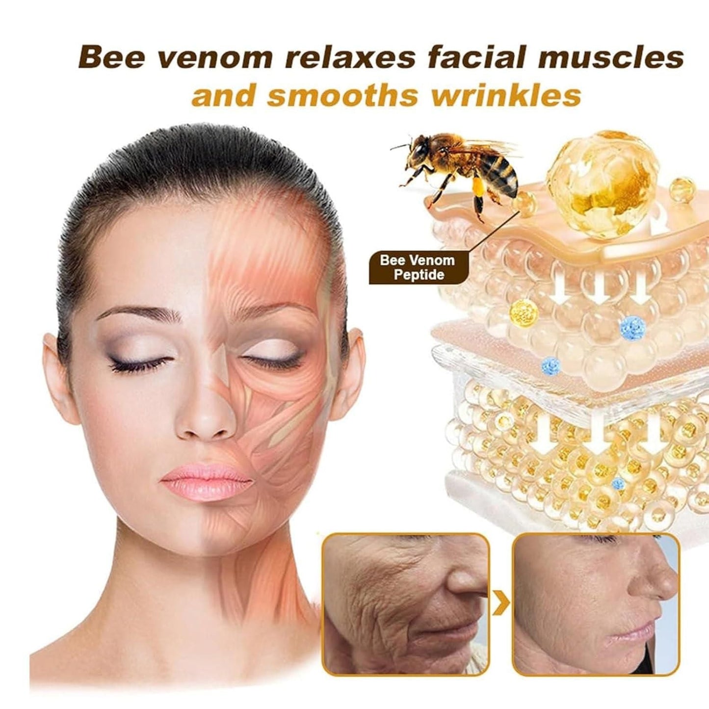 BeeTox™ - Bee Venom Wrinkle Repair Cream 🐝✨ (Buy 1 Get 1 Free 🔥🔥)